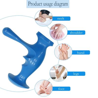 T-förmiges Massagegerät Daumen-Finger-Druckpresse Triggerpunkt Ganzkörper-Handbuch Tiefenphysiotherapie-Massagewerkzeuge Muskelentspannungsstab