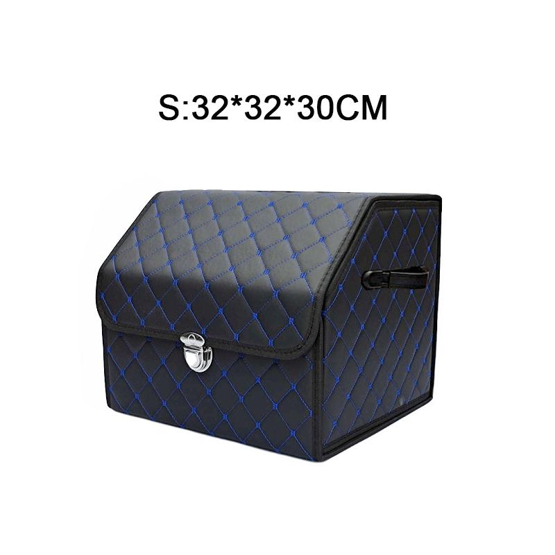Collapsible Car Storage Organizer Box With Lid - Portable Multipurpose Car Trunk Boxs For Shopping Camping Picnic Waterproof Bag