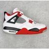 Men Women Basketball Shoes Mid-Top Sneakers With Air Cushion Support Red Blue Split Color Black Cement Paris Style