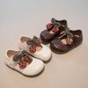 Spring 2026 Girls' Princess Leather Shoes - Fashionable, Non-Slip Toddler Footwear In Korean Style
