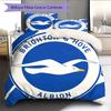 Brighton Team Logo Pattern Bedding Home Decoration Birthday Gift (1 * Duvet Cover + 2 * Pillowcase, Without Core)