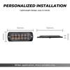 For Car Truck Motorcycle Grille Lights Car Accessories Emergency Warning Lights Car Strobe Flashing Lamp 12V Car Light Strobe