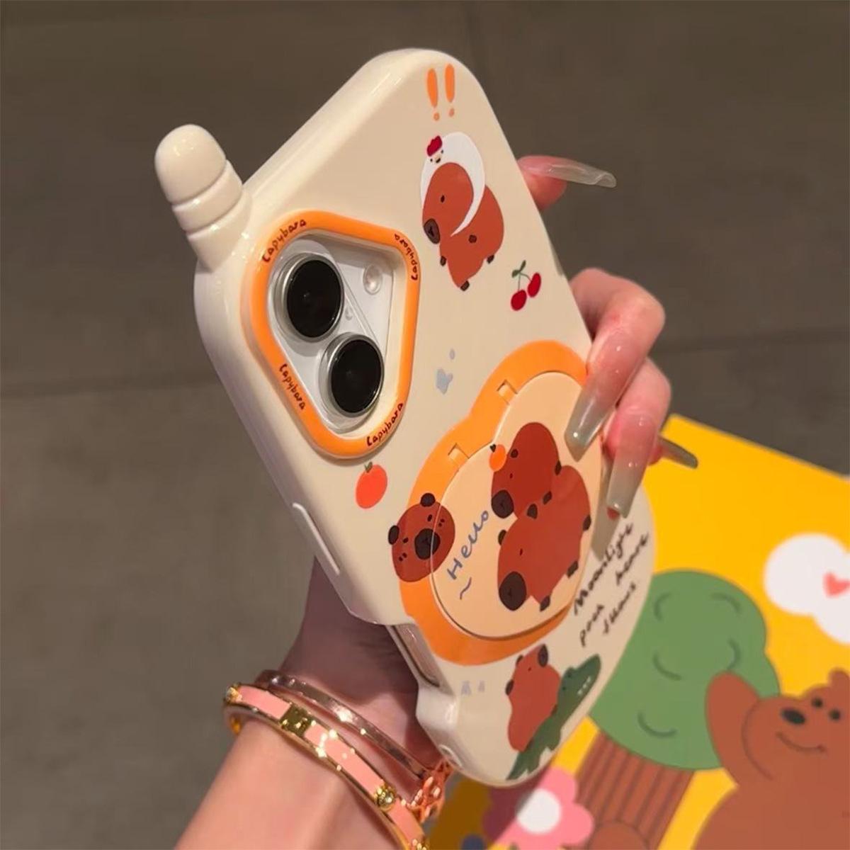 

Big Brother Big Love Mirror Mobile Phone Case Stand Protective Case Mobile Phone Caseti Mobile Phone Accessories for Apple 13 Case For iPhone 16PROMAX