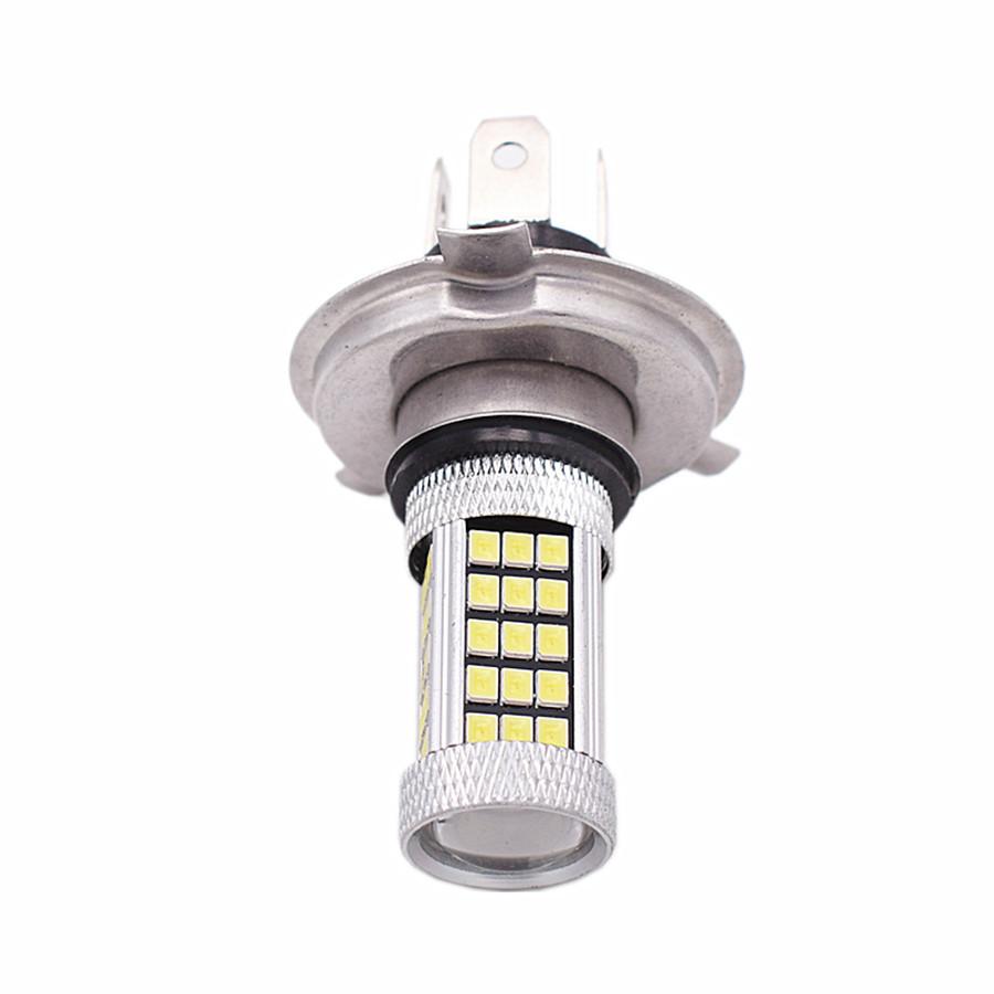 2 x Car Pure White H4 9003 Hi/Lo Beam Headlight DRL Fog Lamp Driving Light Bulbs