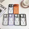 Applicable to Apple 11Pro mobile phone case iphone11promax transparent magnetic suction 11 lens holder 11 protective case