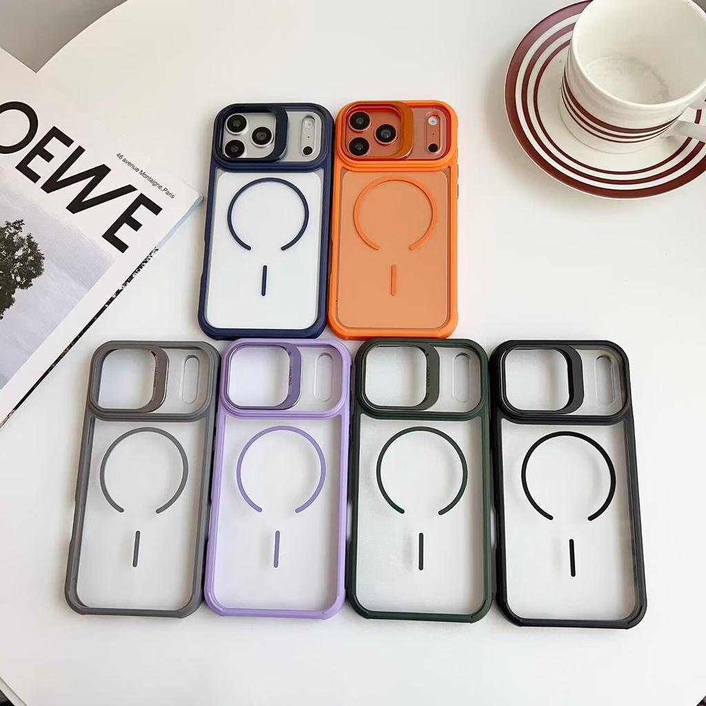 Applicable to Apple 11Pro mobile phone case iphone11promax transparent magnetic suction 11 lens holder 11 protective case