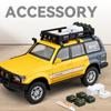 1/24 Toyota Land Cruiser LC80 SUV Legering Støpt Lekebil Modell Lyd og Lys Leketøy for Barn Samleobjekter Bursdagsgave