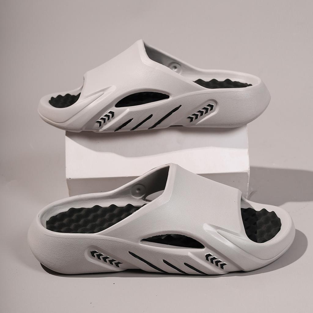 Letní pánská móda Pantofle Prodyšná obuv Pantofle s otevřenou špičkou Pohodlné domácí a outdoorové sandály