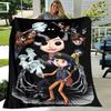 1pc Blanket - Coraline Print Design, Lightweight Blanket for Sofa, Bed- Soft &Warm, Gift for All Seasons