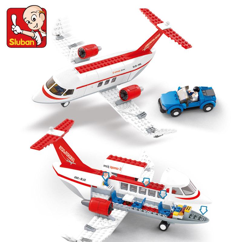 275PCS 0365 City Aviation Airport World Series Concept Aircraft Airplane Bus Model Building Blocks Children Diy Toys Kids Gifts