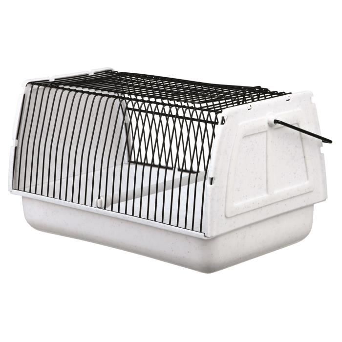 Boîte De Transport - TRIXIE - Noir - 30x18x20cm - Pour Rongeurs Et Petits Oiseaux - Poignée Amovible