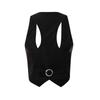 Punk Style Women's Dressy Waistcoat Racerback Vest Vintage U-shaped Neck Steampunk Jacquard Weskit Chic Design 2023