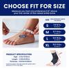 1Pc Foot Sleeve With Compression Wrap,Ankle Brace For Arch,Ankle Support,Footballbasketball,Volleyball,Running,Plantar Fasciitis