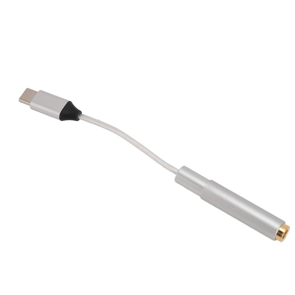 USB C to AUX Headphone Jack Adapter Support 32bits 384kHz PCM USB Type C to 2.5mm 3.5mm 4.4mm Headphone Jack Adapter