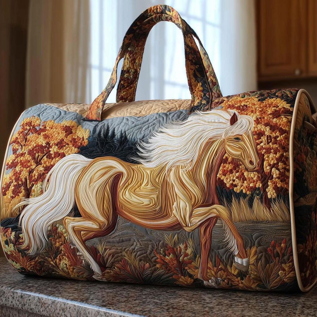 3D Horse Series Travel & Yoga Handbag for Women - Fashionable Print