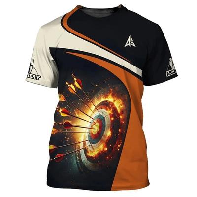 Men's Printed Top Fashion Casual Breathable Short Sleeve Crew Neck T-Shirts Men’s