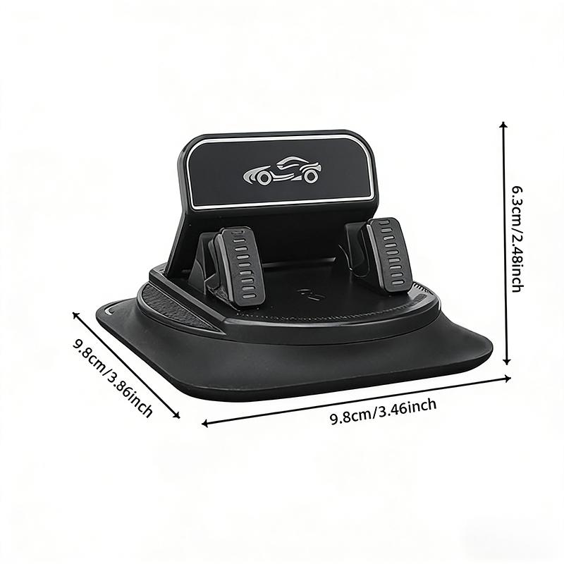 Car dashboard anti slip mobile phone holder 360 ° rotating navigation fixed bracket universal car phone holder