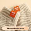 Kids Winter Gloves Thickened Warm Boys Girls Elastic School Fleece Lined Soft Children Daily Wear Knitted Gloves 6-12 Years Old