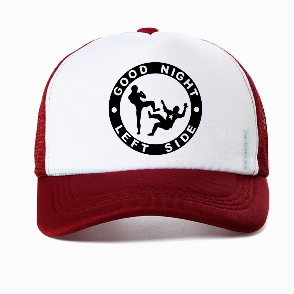 Good Night Left Side Graphic baseball cap Casual Fashion for men women hat Breathable sun hats adjustable mesh snapback hat