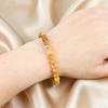 Citrine Natural Stone Bracelet Unisex Handmade Jewelry 6mm for Wealth and Success jewelry bracelets