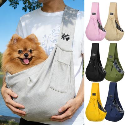 Comfortable Dog Bag Pet Crossbody Shoulder Bag Outdoor Travel Portable Cat Puppy Sling Carrier Bag Pet Carrying Supplies