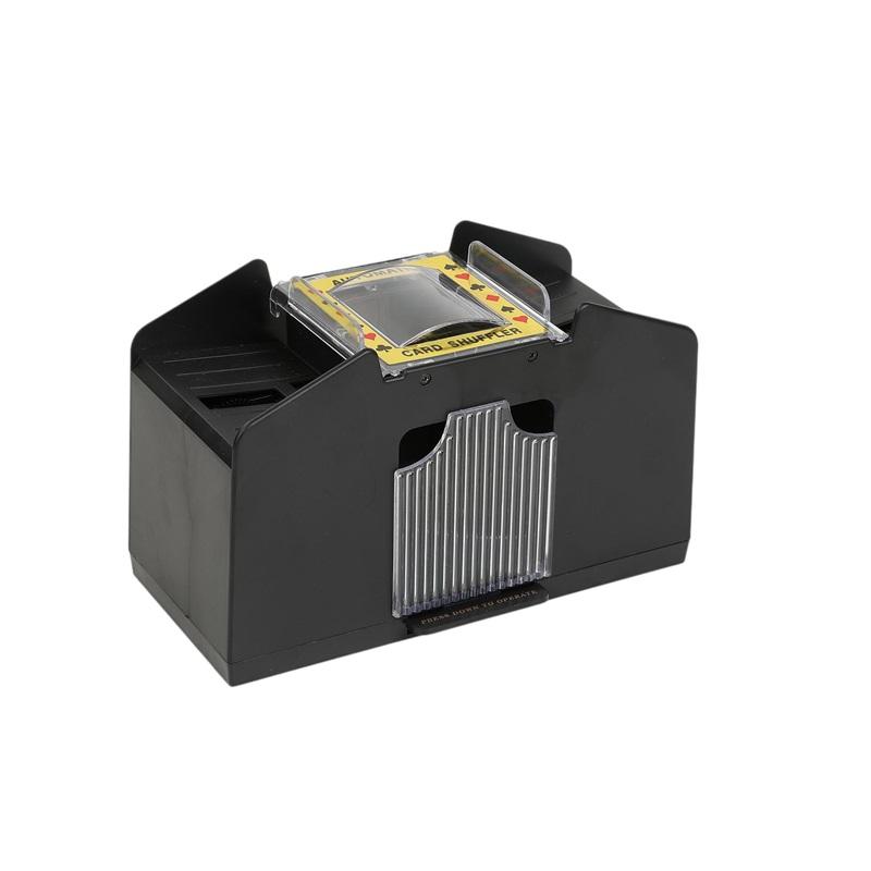 Automatischer Kartenmischer, Handmischer für Blackjack, UNO, Poker, Spielkarten-Gebermaschine Casino-Zubehör Batterielos