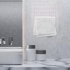 3pcs Expandable Dishcloth Holder Stainless Steel Pegboard Accessories Workbench Hooks Paper Towel Rack Storage Shelf For Craft