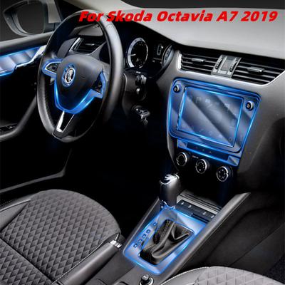Für Skoda Octavia A7 2019 Auto GPS Navigation Schutzfolie LCD Bildschirm TPU Schutzfolie Displayschutz Dekoration Aufkleber