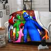 Colorful Characters Celebration Flannel Blanket Super Soft Warm Cozy Blanket For Sofa Bed Office Travel Allseason Home Decor Gift