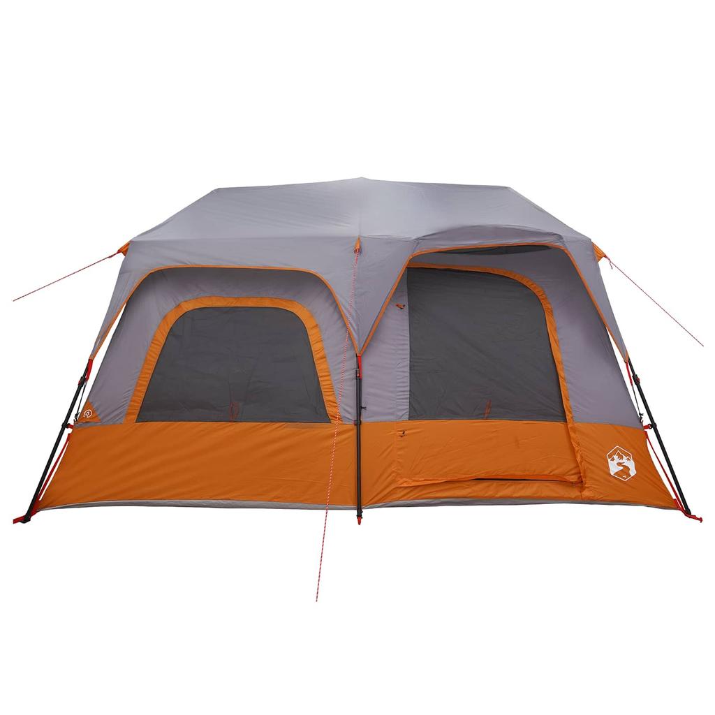 Instant Tent Gray and Orange 8 Person