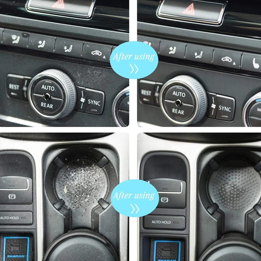 Pad de curățare a mașinii Instrument de curățare a interiorului mașinii Lipici Pulbere Gel de curățare pentru interiorul mașinii Instrument de curățare a noroiului de spălat auto