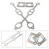Exhaust Gasket Manifold Block To Manifold Gaskets For Mercruiser 5.0 And 5.7 Engines 1980 To 2002 With Center Rise Manifolding