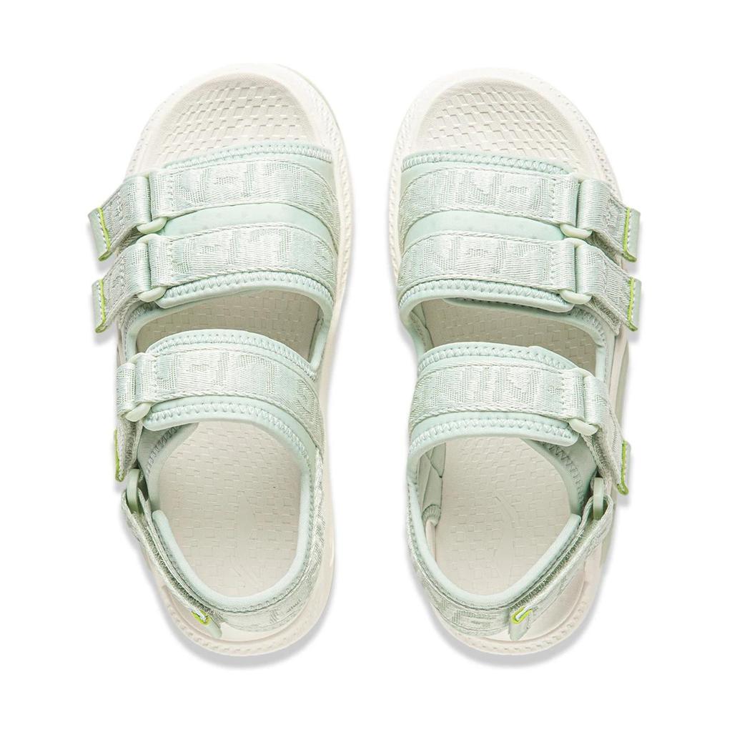 Li Ning Coka Young Comfortable Non-Slip Childrens Sandals Kids Sandals Green YKUU006-8