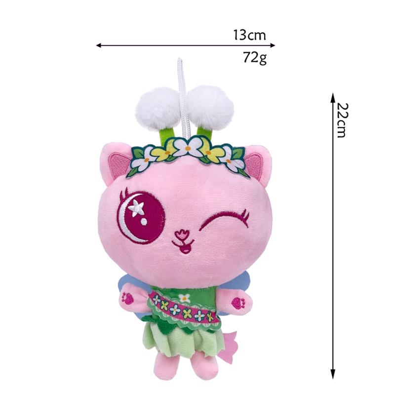 20-30cm Gabby Doll House Plush Toy Backpack Cat Cake Cat Mermaid Stuffed Animal Plushie Gbay Sticker for Kid Chrismas Gift