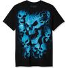 Liquid Blue Mens Vampire Skulls T-shirt