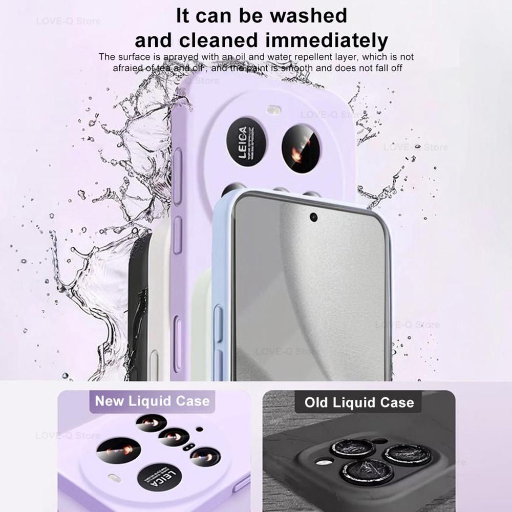 For For Xiaomi 15 Ultra Case Liquid Silicone Phone Cases For Xiaomi Mi 15 Ultra Mi15 Ultra Xiaomi15Ultra Shockproof Protective Cover