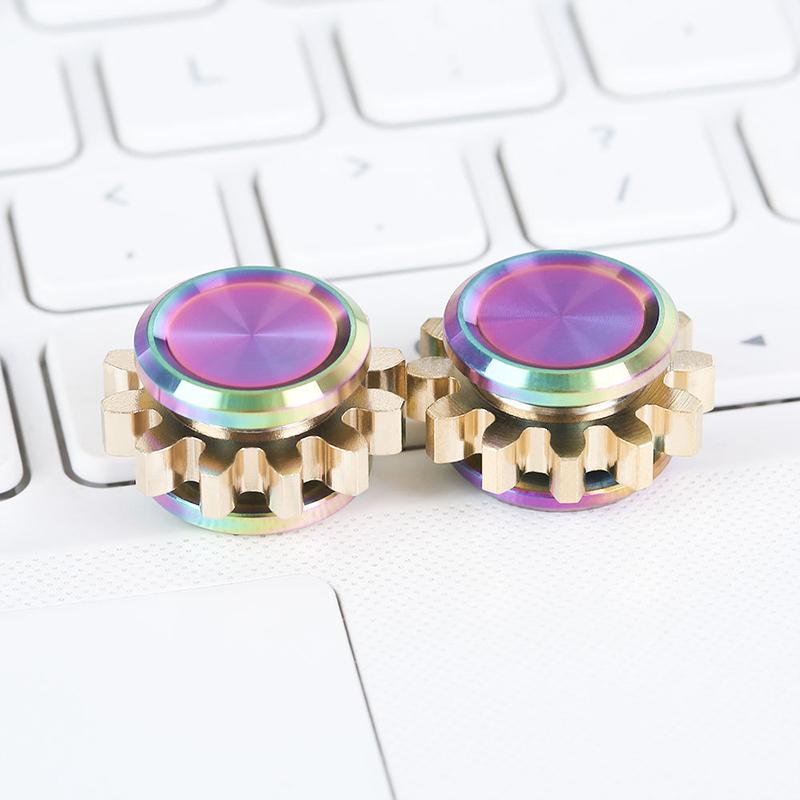 Mini Metal Gear Gyroscope Fidget Spinner Toy Antistress Portable Adults Stress Reliever Autism ADHD Kids Birthday Christmas Gift