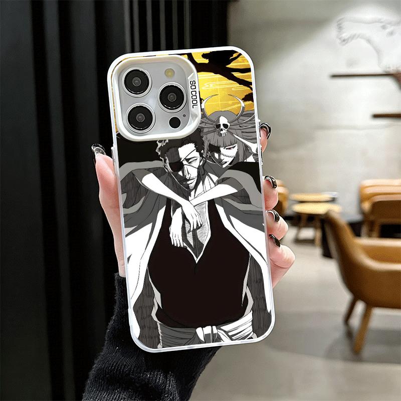 Bleach Kyoraku Shunsui Shockproof Phone Case for iPhone 17 Air 16 16E 15 Pro Max 14 Plus 13 Mini 12 Back Cover Anti Fall Fundas