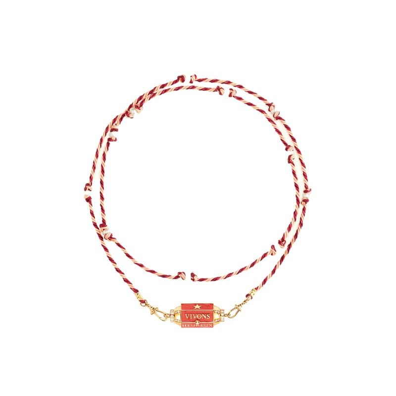 Bunte Tarotkarten-Halskette Design Stern Auge Anhänger Vergoldet Farberhaltung