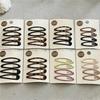 Fashion Temperament Leopard Pattern Dripping Oil and Water Dripping BB Clip Bangs Clip New Cute Girl Color Oval Hairpin Side Clip