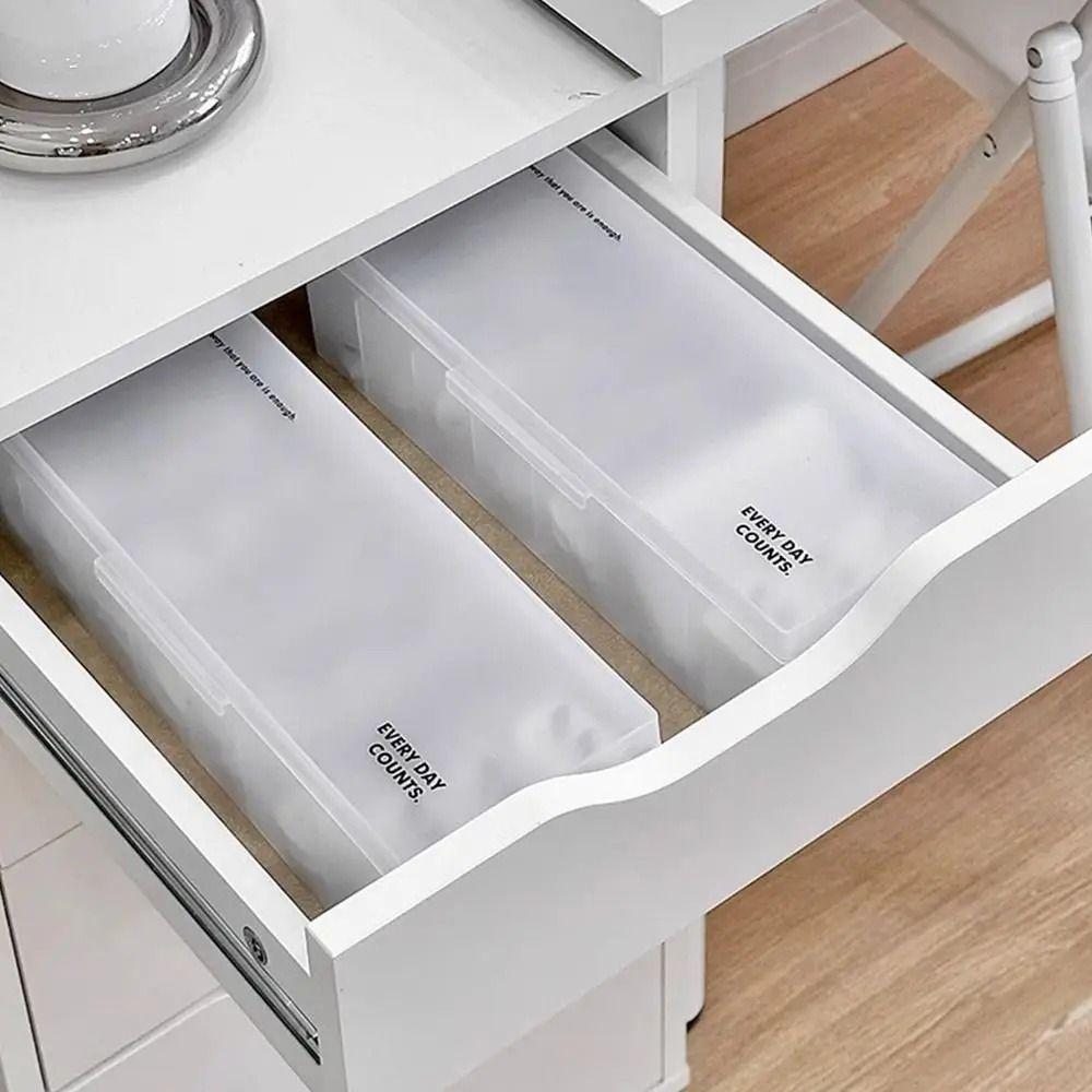 7 Grids Data Cable Storage Box with Cover Charging Line Storage Container  Headset