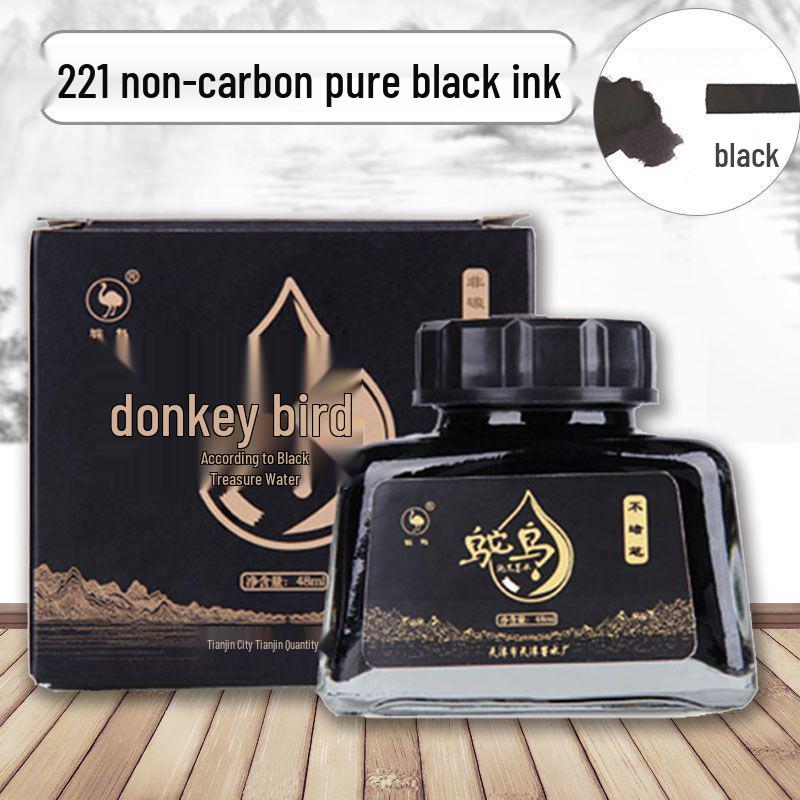 

Ostrich Non-Carbon Ink for Series 5 Fountain Pens, Waterproof, Erasable, Red/Black/Pure Blue.