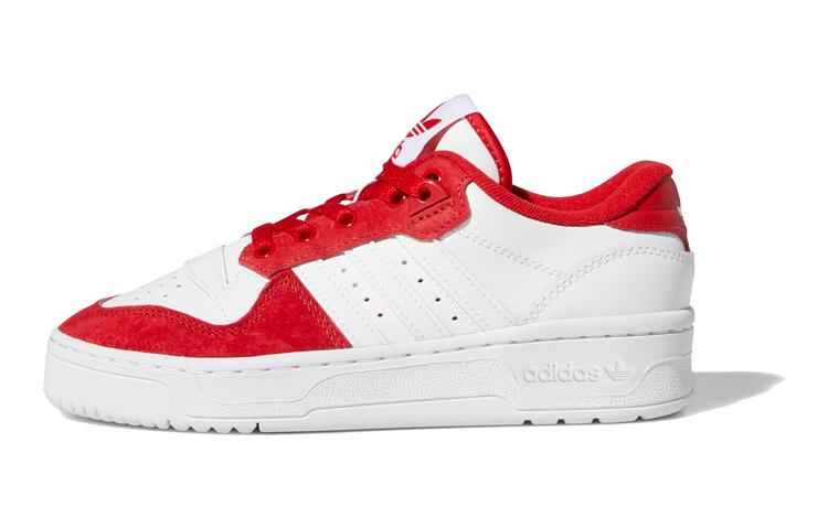 

Adidas Originals Low J Slip Resistant Abrasion Resistant Low top Kids Skateboarding Shoes White Red Unisex FV4948 35.5