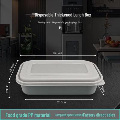 Japanese Style Disposable Rectangular Meal Box