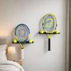Wall-mounted Tennis Racket Storage Rack Large Capacity Badminton Racket Storage Rack  for Home