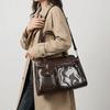 Bolso Bandolera de Pantalla DIY Y2K Bolso Tote de PU Bolso Ita de Moda Diario