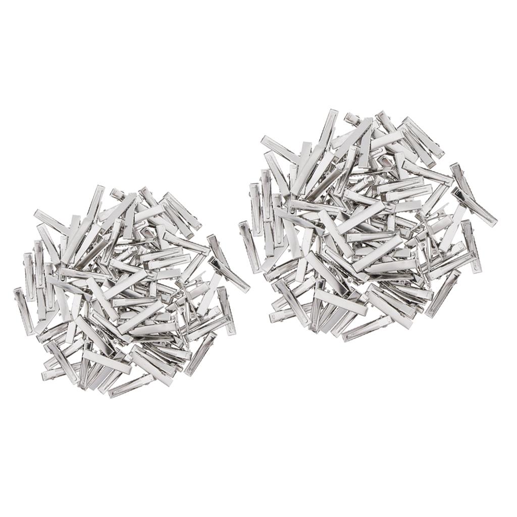 200x Hairdressing Duck Bill Alligator Clips Clip Hair Salon