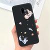 Handyhülle für Samsung Galaxy J6 Plus 2018 Niedliches Tier Cartoon Süßigkeitenfarbe Weiches Silikon TPU Hülle für Samsung J6 J 6 J6Plus