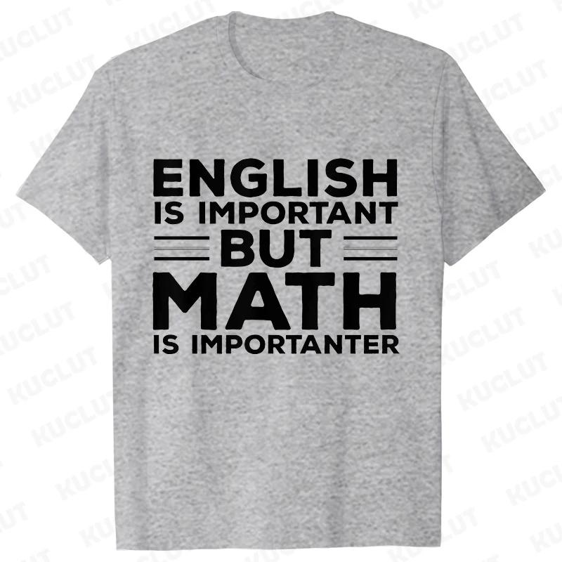 I Love Math Formula Men's T-shirts Street Wear Clothes Short Sleeve Funny Design Y2k Tops Sportwear Casual Vintage Classic Tees