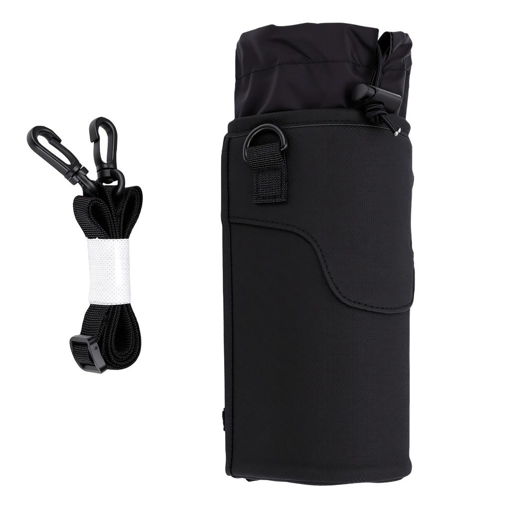 Bike Water Bottle Holder Bag Water Proof Oxford Cloth Bike Cup Holder Bag with Adjustable Shoulder Strap for Cycling